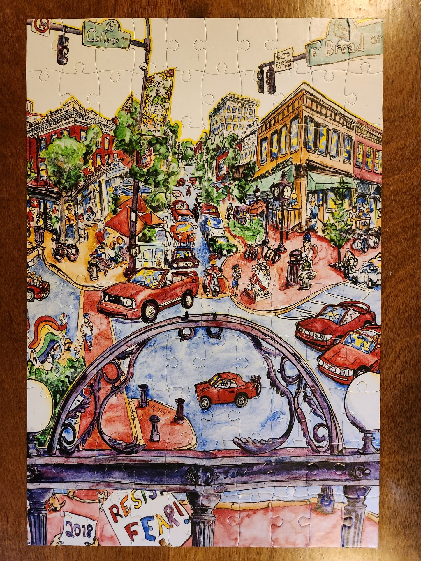 Downtown Above the Arch-100 Piece Puzzle