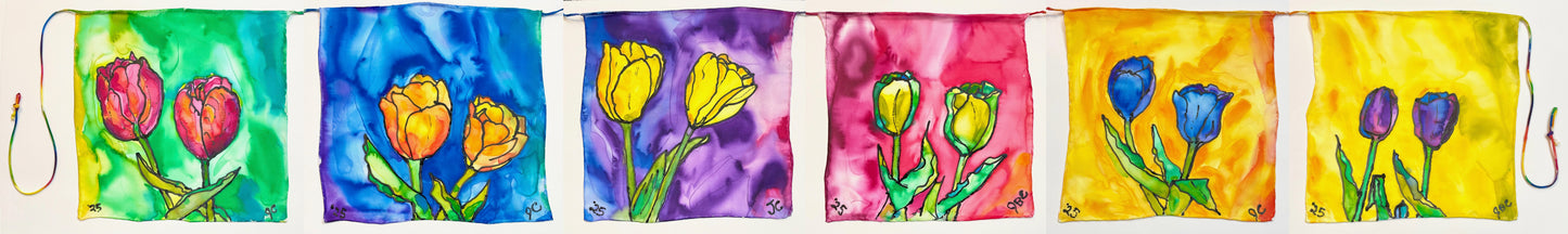 "Spring Tulips" Banner