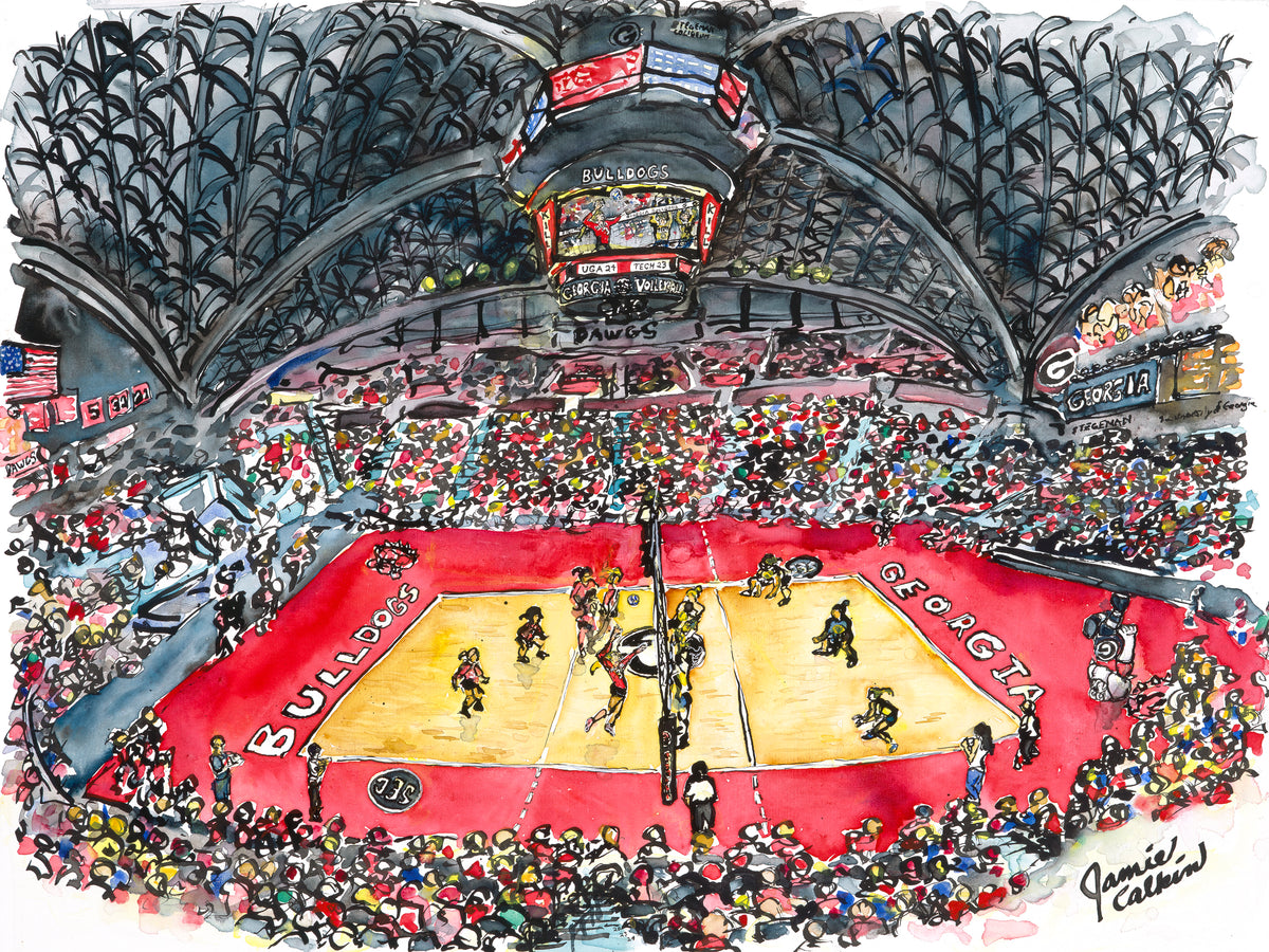 UGA Women's Volleyball at Stegman Colliseum