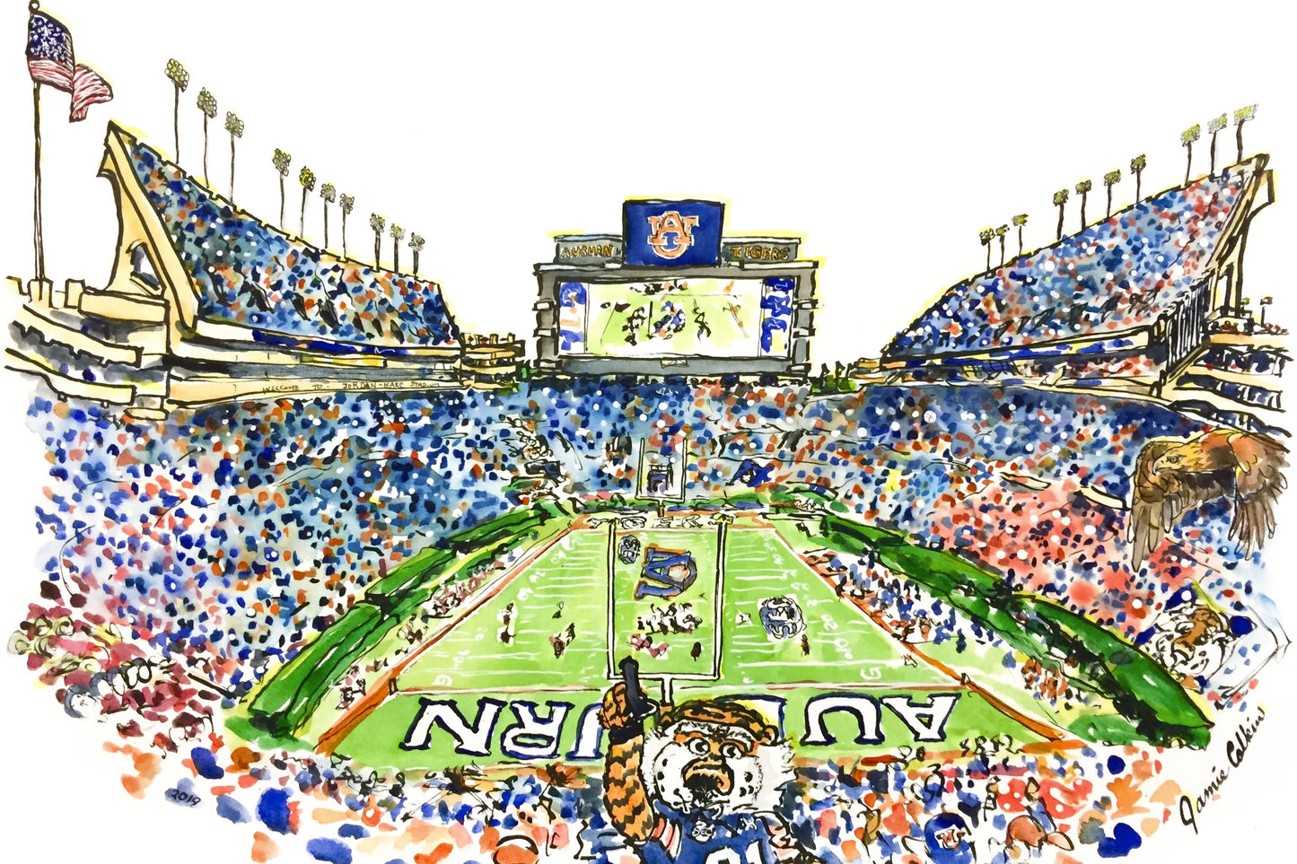 Inside Auburn Stadium