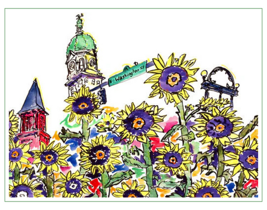 Athens in Sunflower