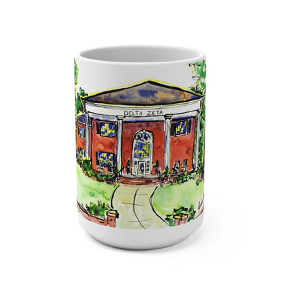 15oz Mug of Delta Zeta at UGA