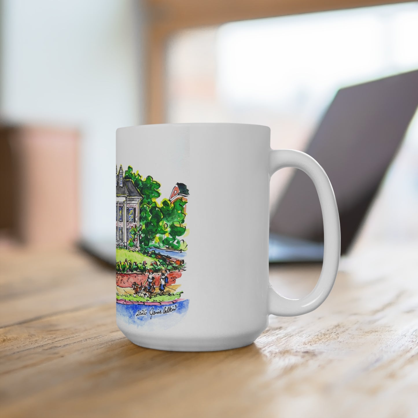 15oz Mug Alpha Xi Delta House at UGA