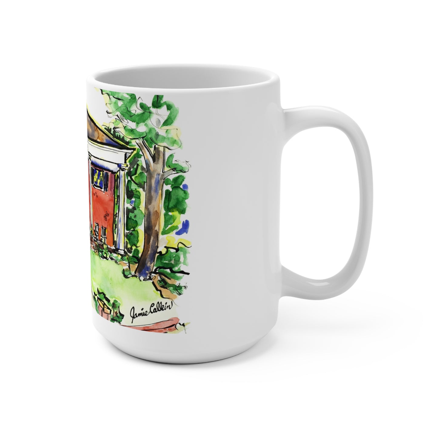 15oz Mug of Delta Zeta at UGA