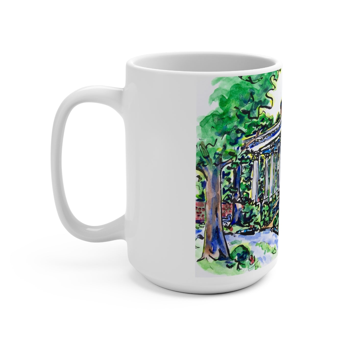 15oz Mug of Alpha Phi at UGA