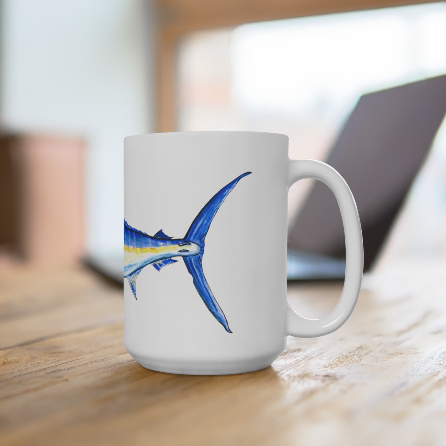 15oz Atlantic Blue Marlin Mug