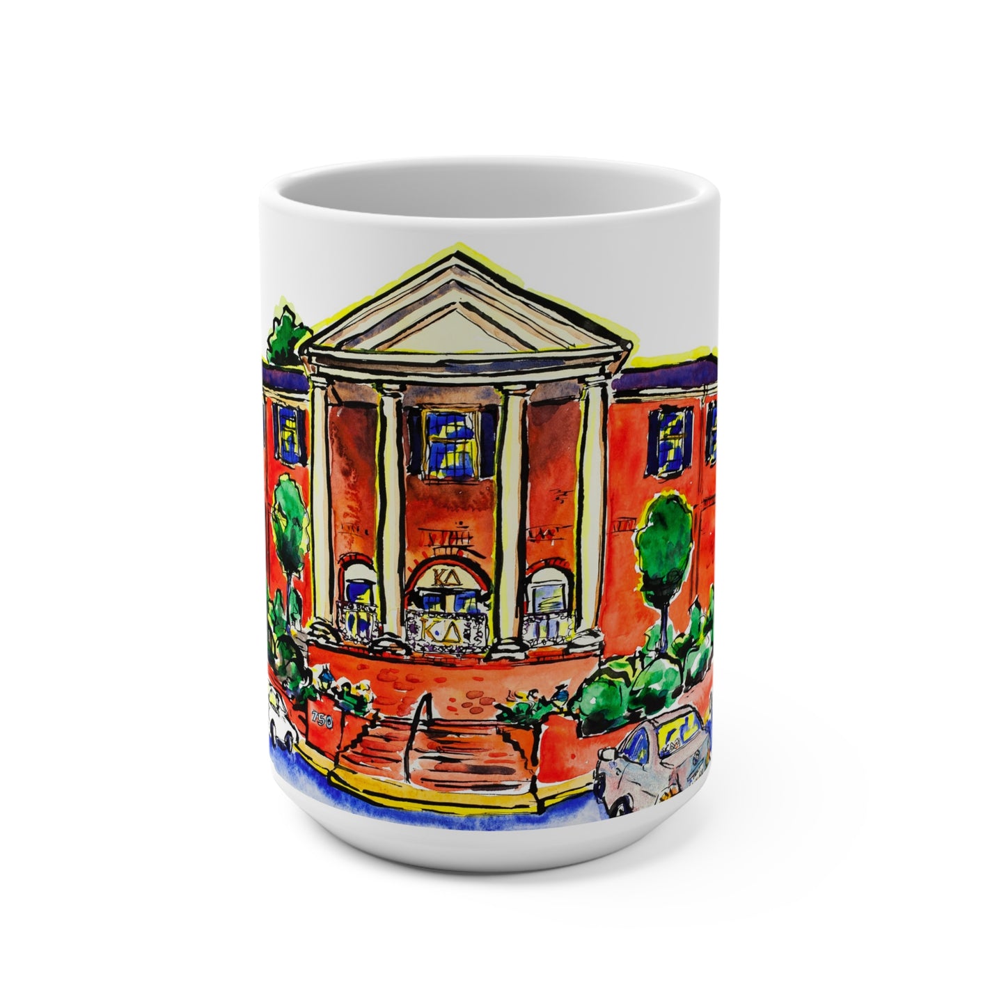 15oz Mug of Kappa Delta at UGA