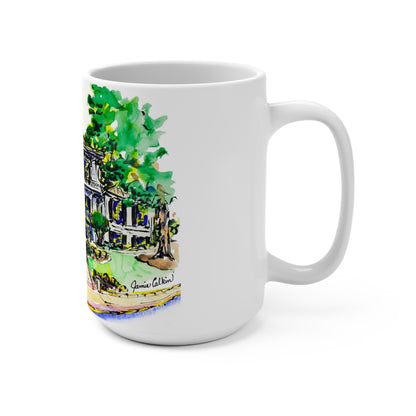 15oz Mug with Phi Mu House at UGA