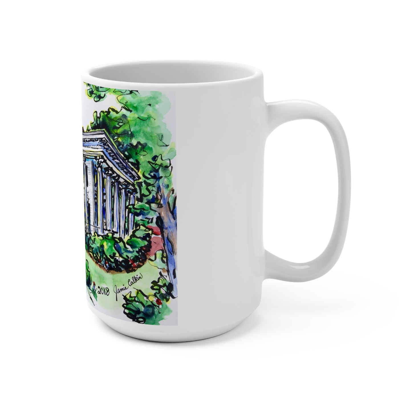 15oz Mug of Alpha Phi at UGA