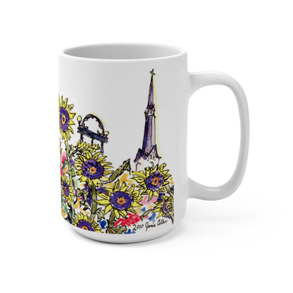 Athens in Sunflowers Mug