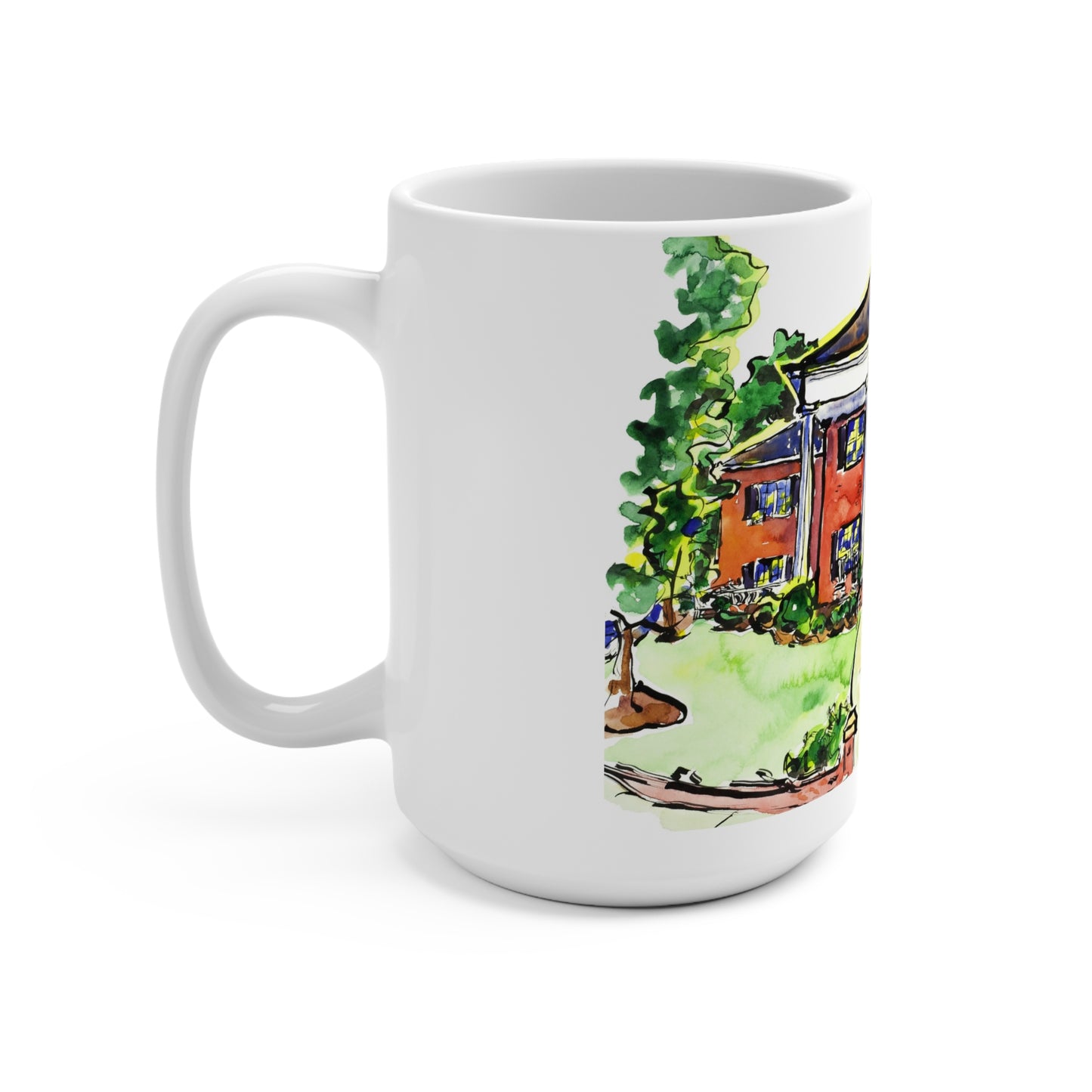 15oz Mug of Delta Zeta at UGA