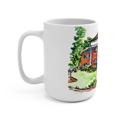 15oz Mug of Delta Zeta at UGA