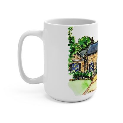 15oz Mug with Chi Omega House at UGA