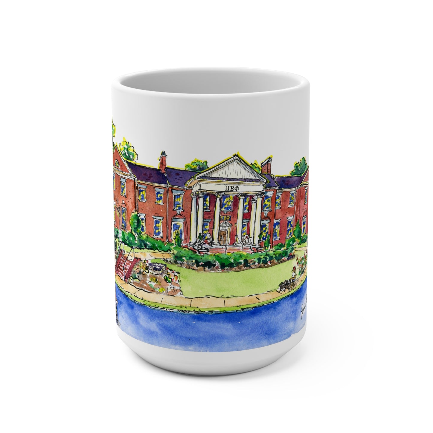 15oz Mug of Pi Beta Phi House at UGA