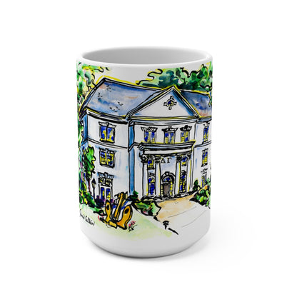15oz Mug of Delta Gamma at UGA