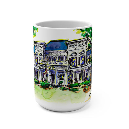15oz Mug of Alpha Gamma Delta House at UGA