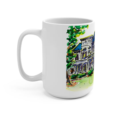 15oz Mug of Alpha Gamma Delta House at UGA