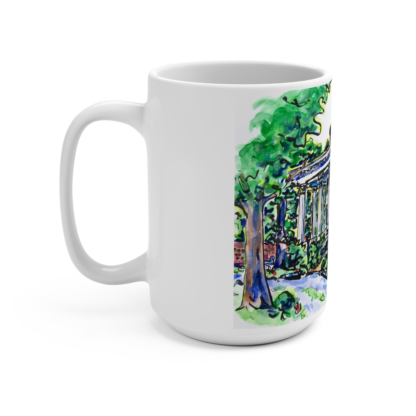 15oz Mug of Alpha Phi at UGA