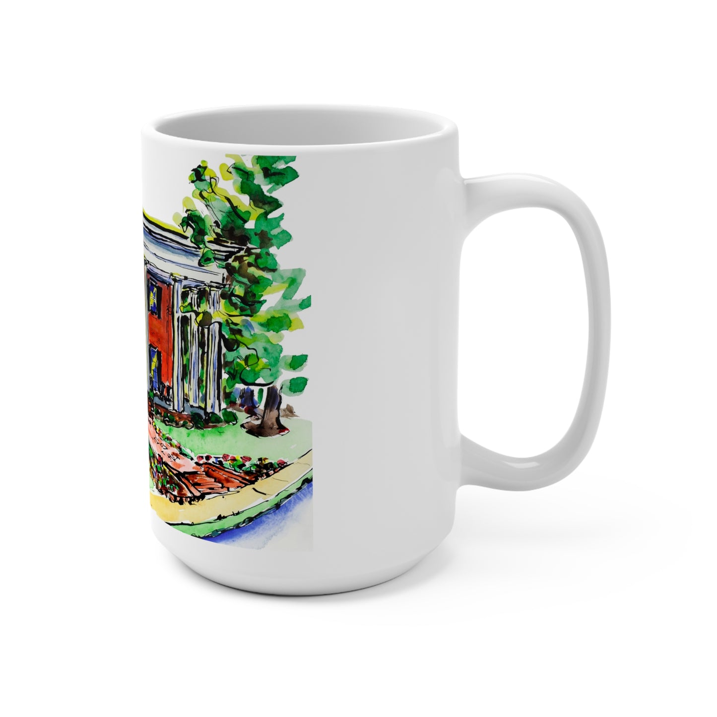 15oz Mug with Kappa Alpha Theta House at UGA