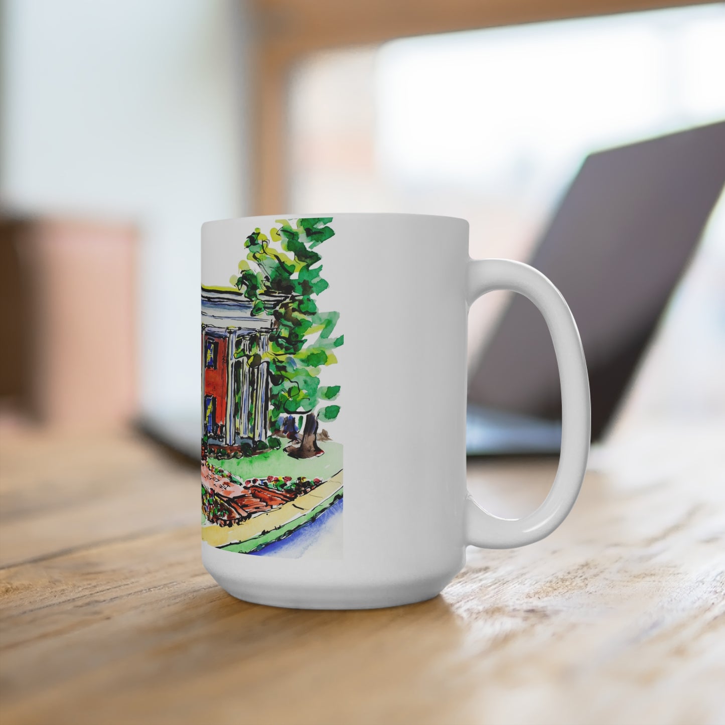 15oz Mug with Kappa Alpha Theta House at UGA