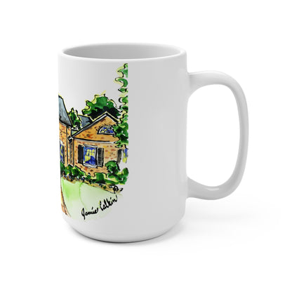 15oz Mug with Chi Omega House at UGA