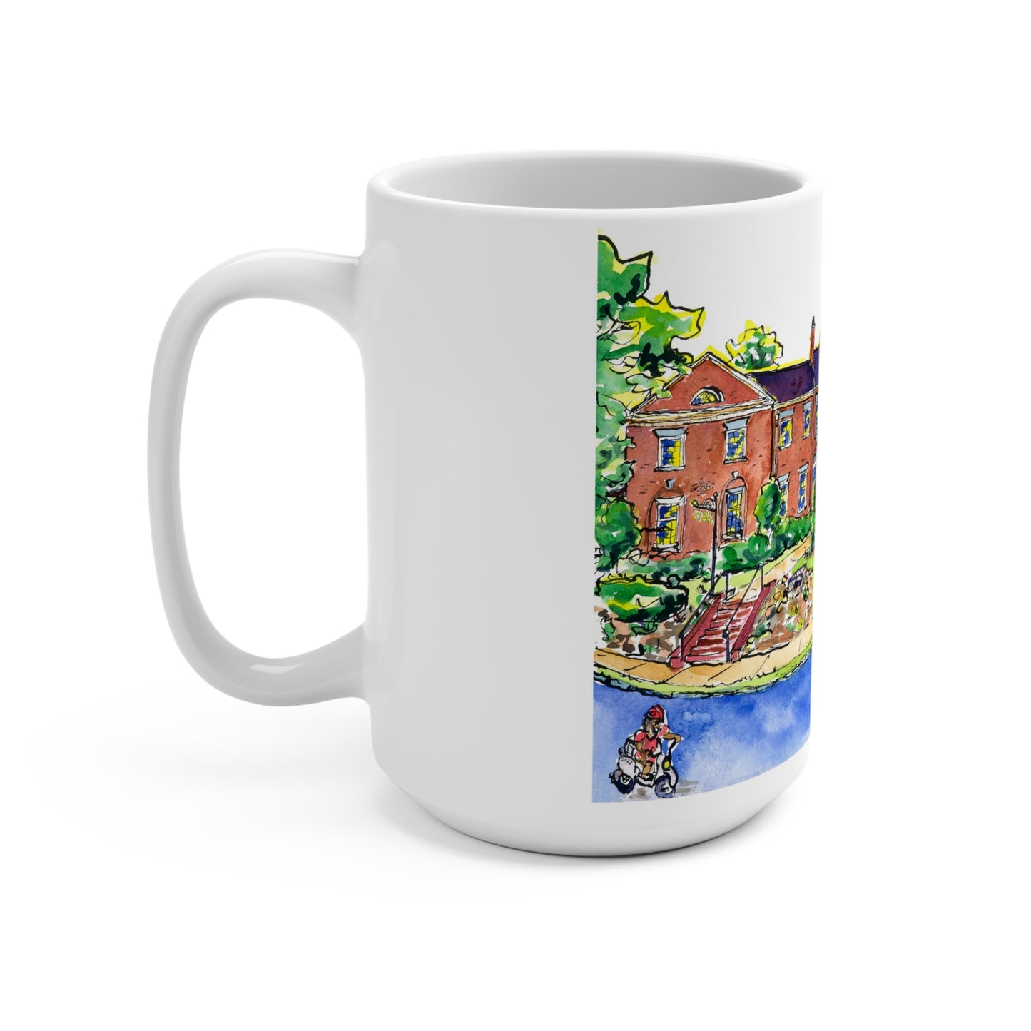 15oz Mug of Pi Beta Phi House at UGA