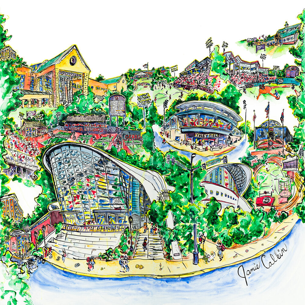 Stegeman Coliseum/ UGA Sports – Jamie Calkin Art