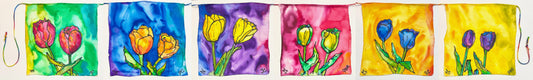 "Spring Tulips" Banner