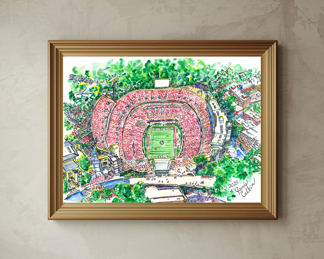 Sanford Stadium  Aerial View
