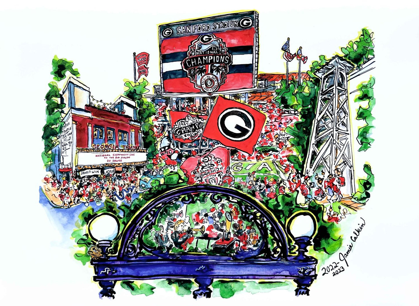 UGA’s Back to Back National Championship wins!